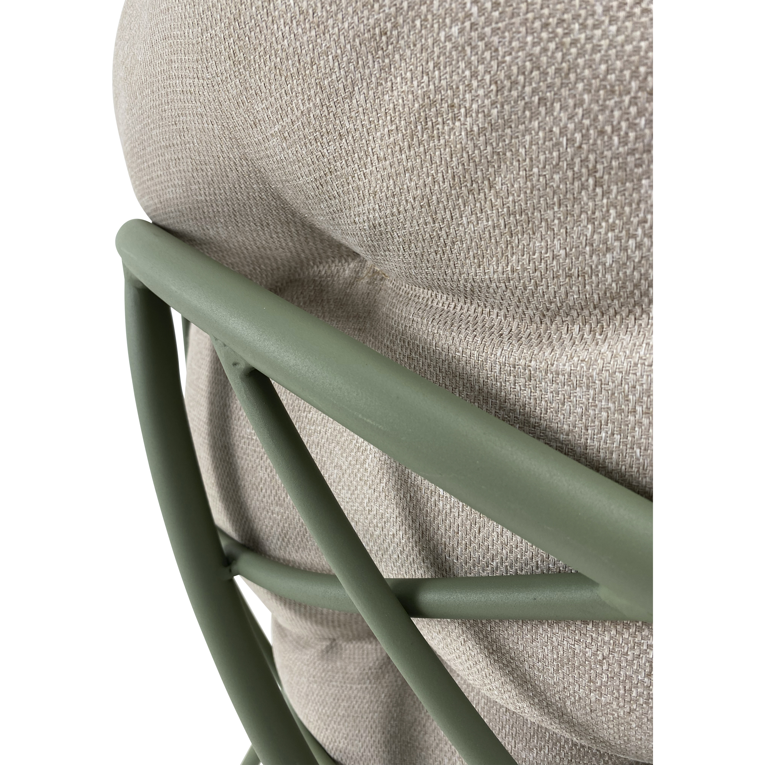 Schommelstoel Cozy aluminium beige