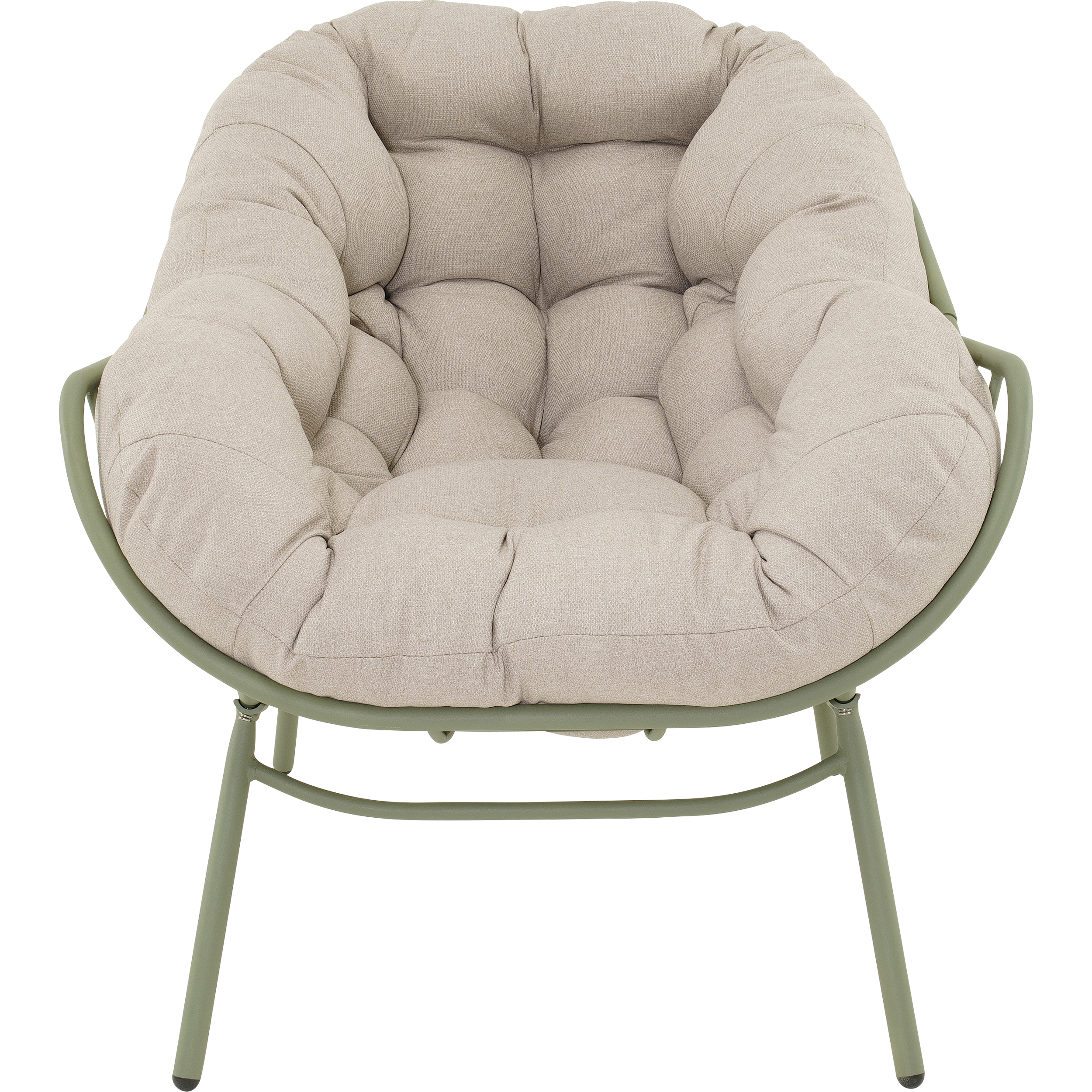 Relaxstoel Cozy aluminium beige