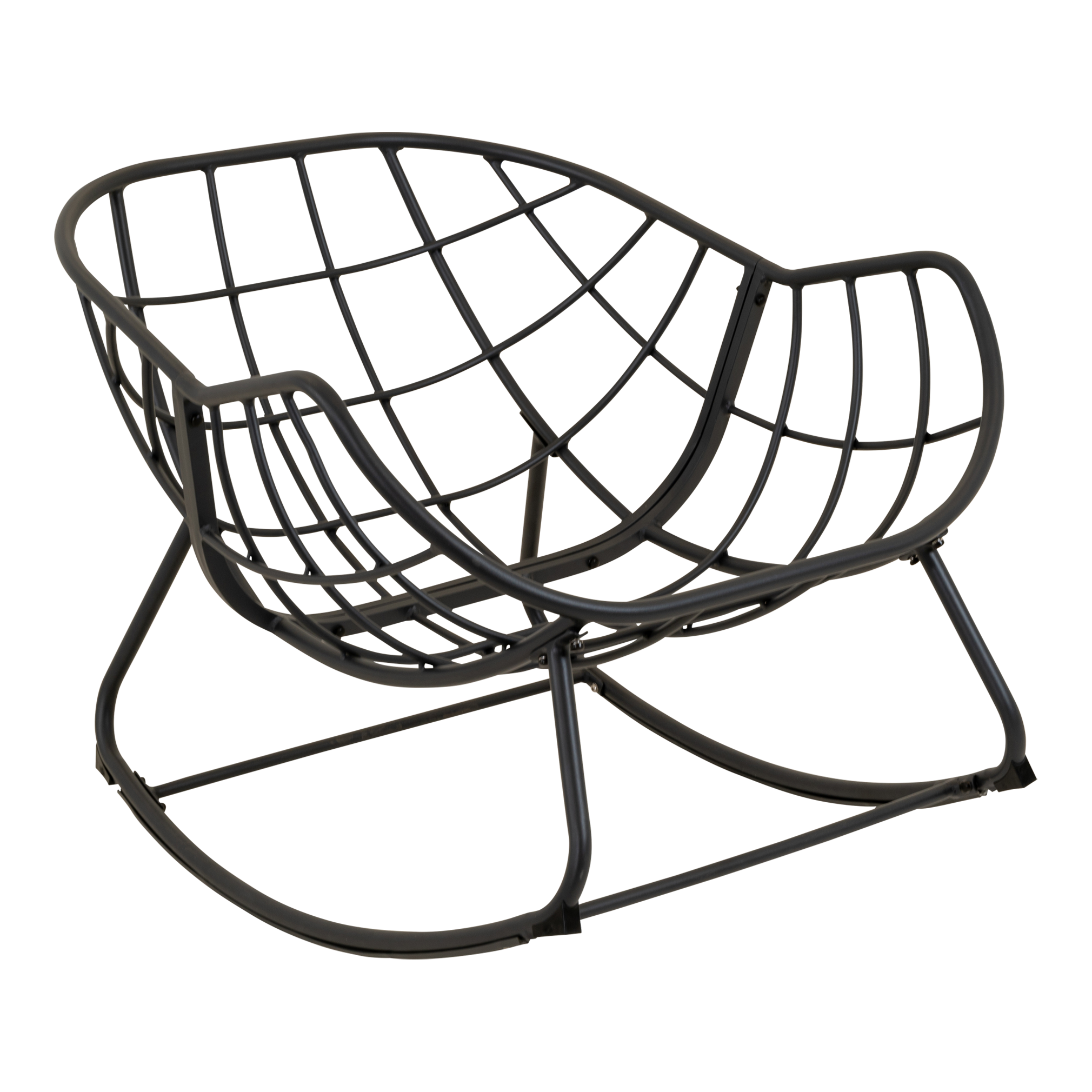 Schommelstoel Cozy aluminium Stone