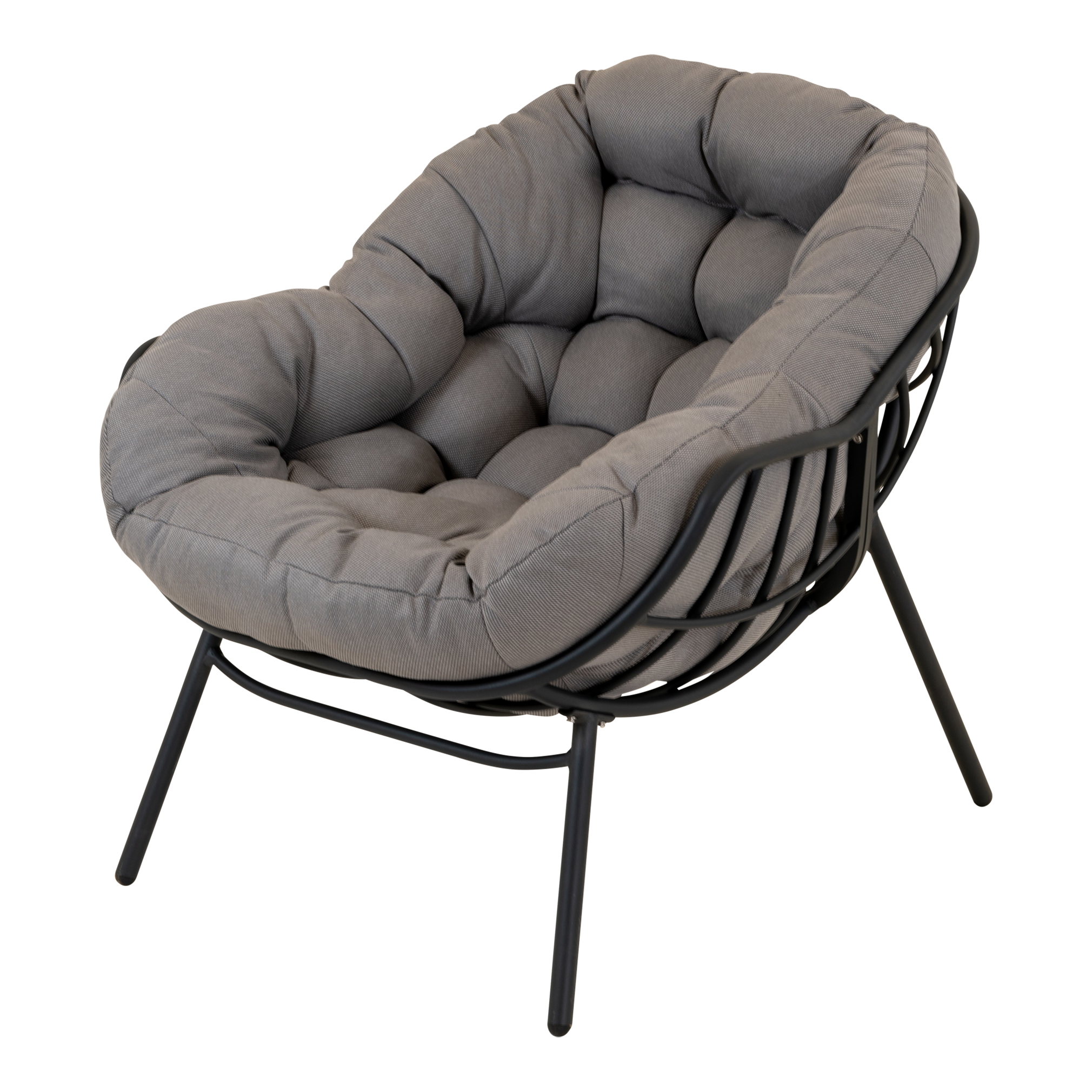 Relaxstoel Cozy aluminium Stone