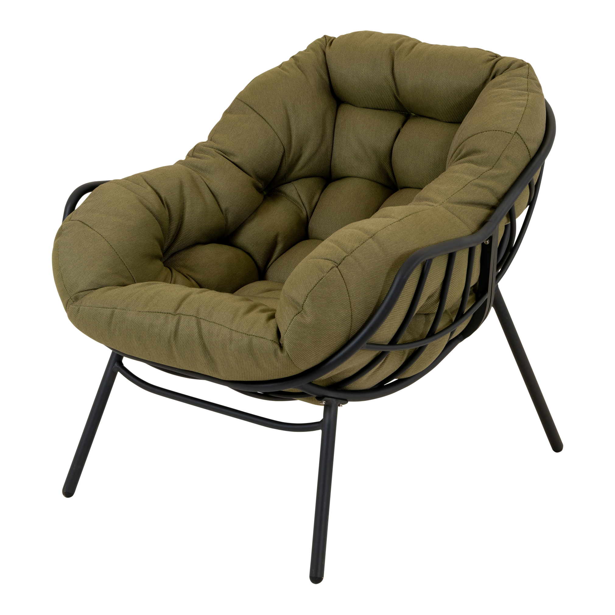 Relaxstoel Cozy aluminium Olive