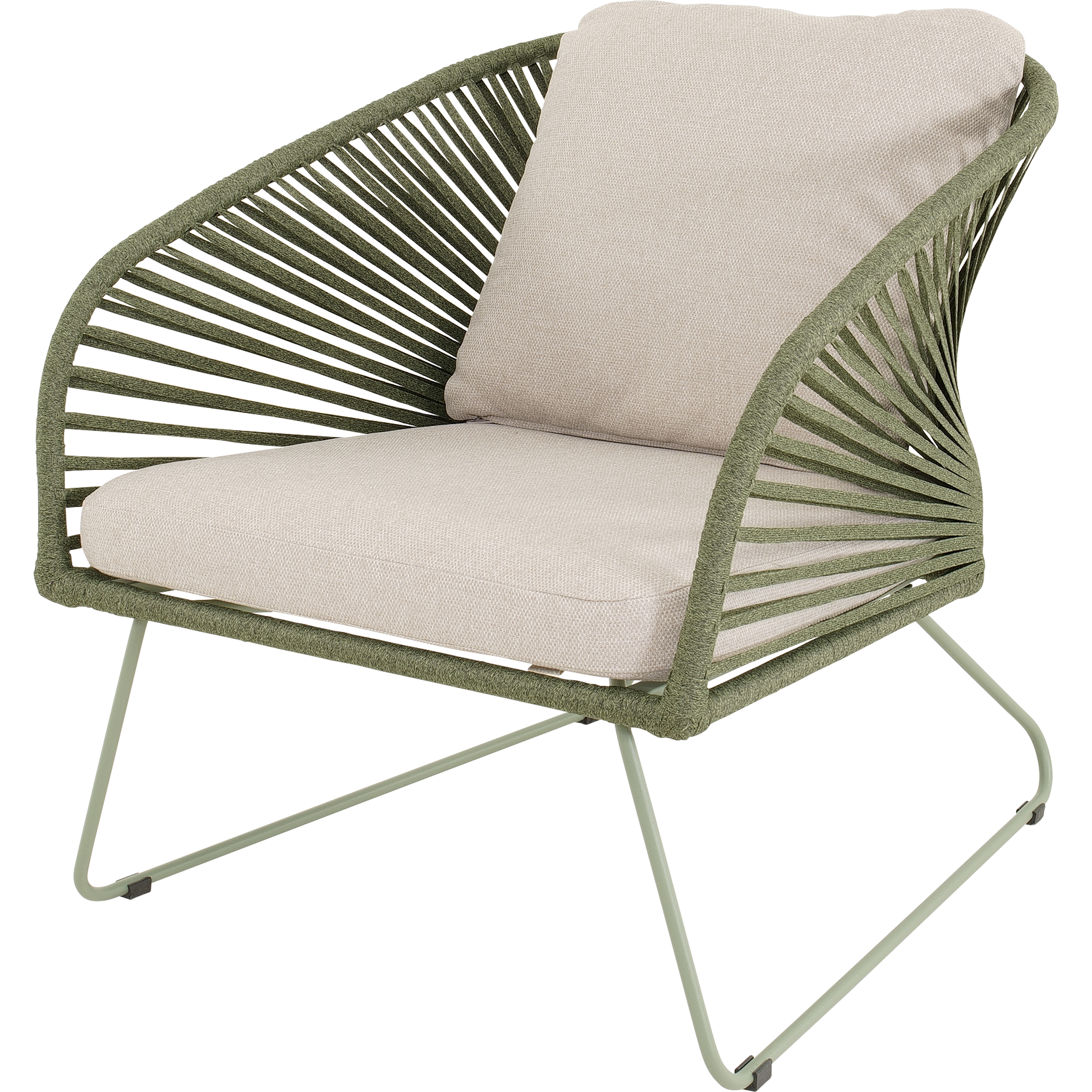 Loungestoel Izumi groen