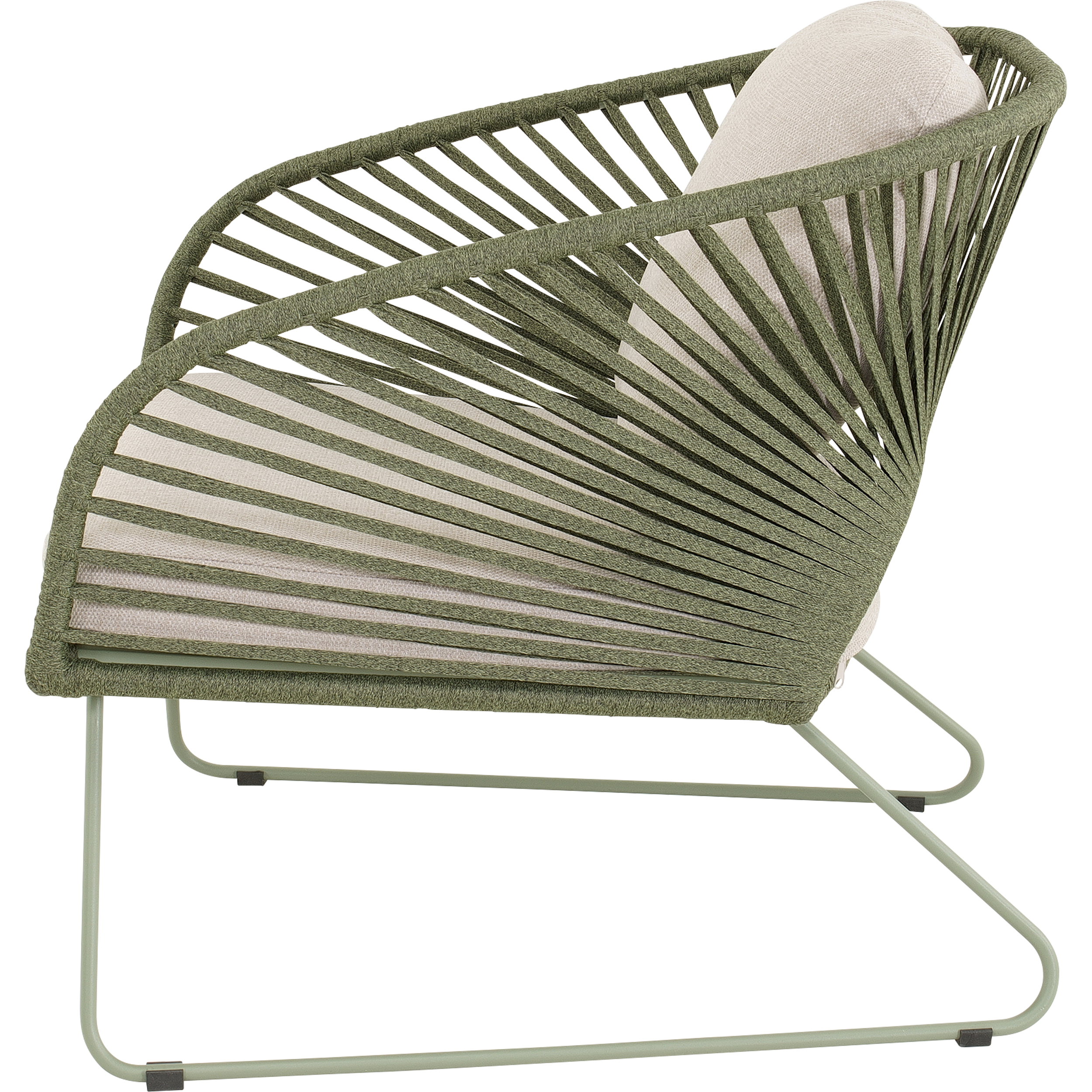 Loungestoel Izumi groen