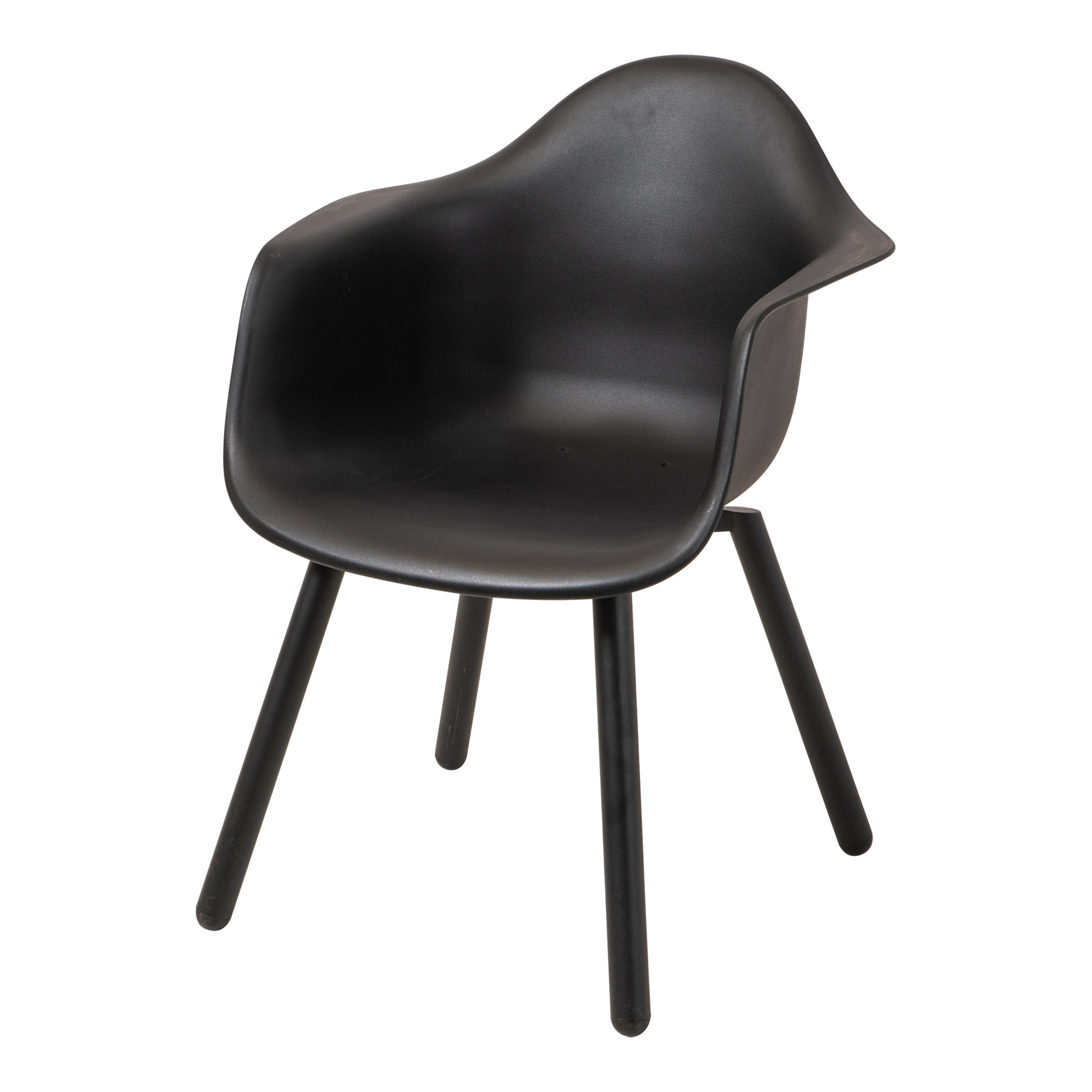 Stoel Montreux zwart/zwart