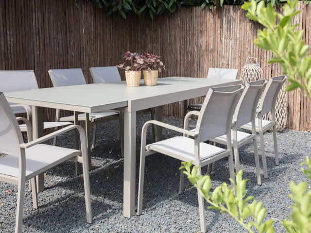 Bijzettafel marmer wit Ø55x45cm