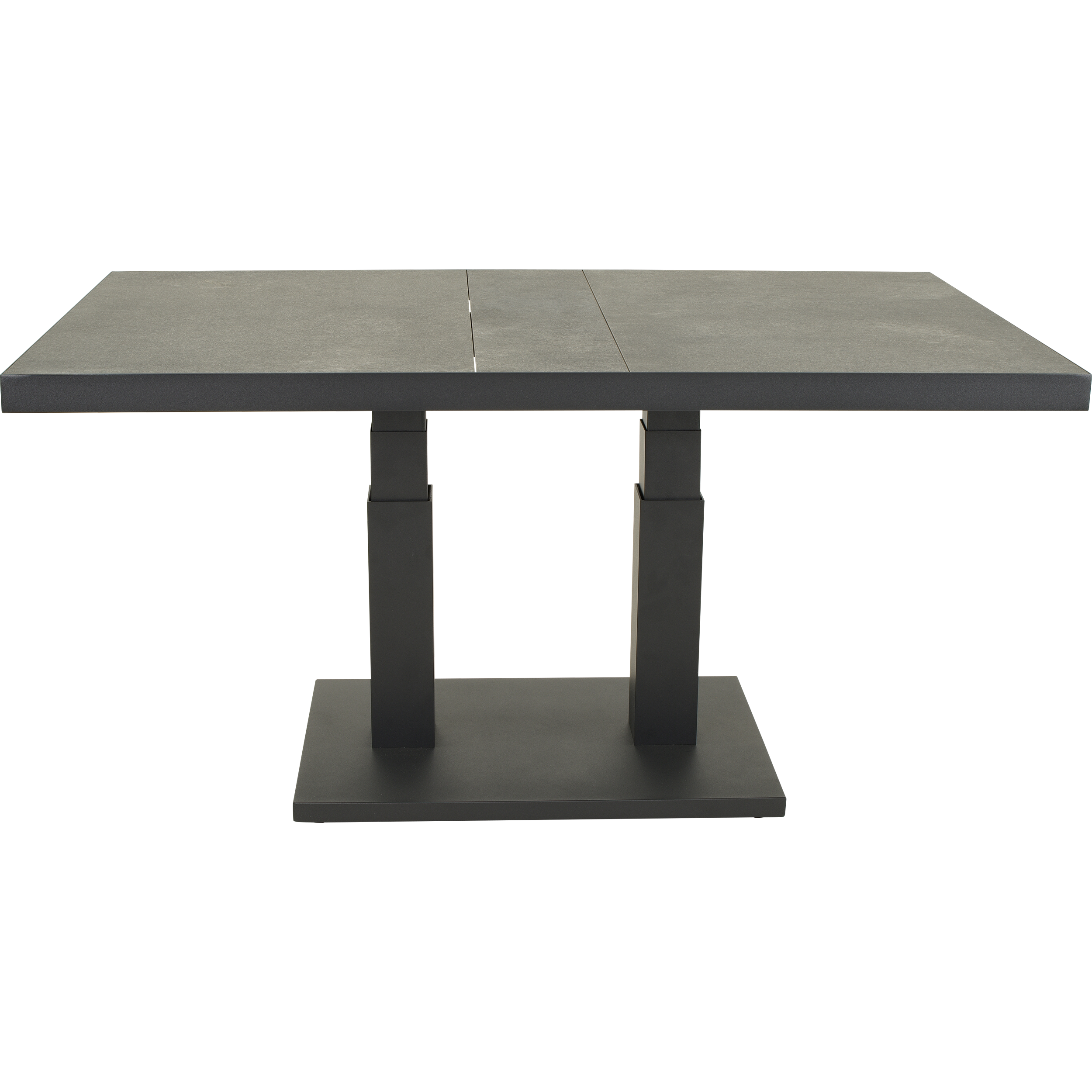 Loungetafel verstelbaar Murcia Negro 140x85cm