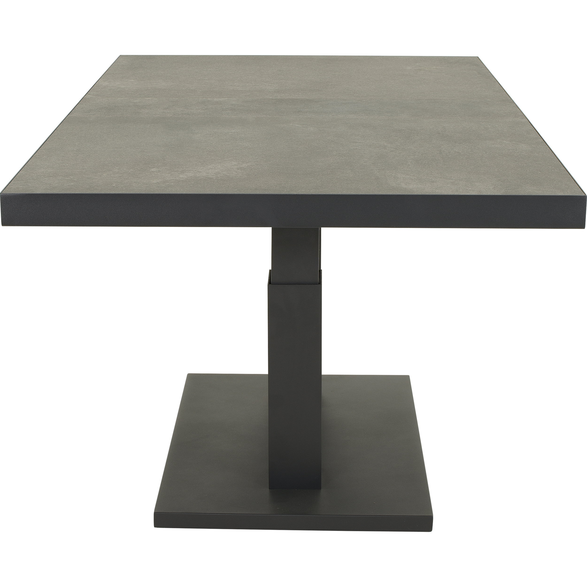 Loungetafel verstelbaar Murcia Negro 140x85cm