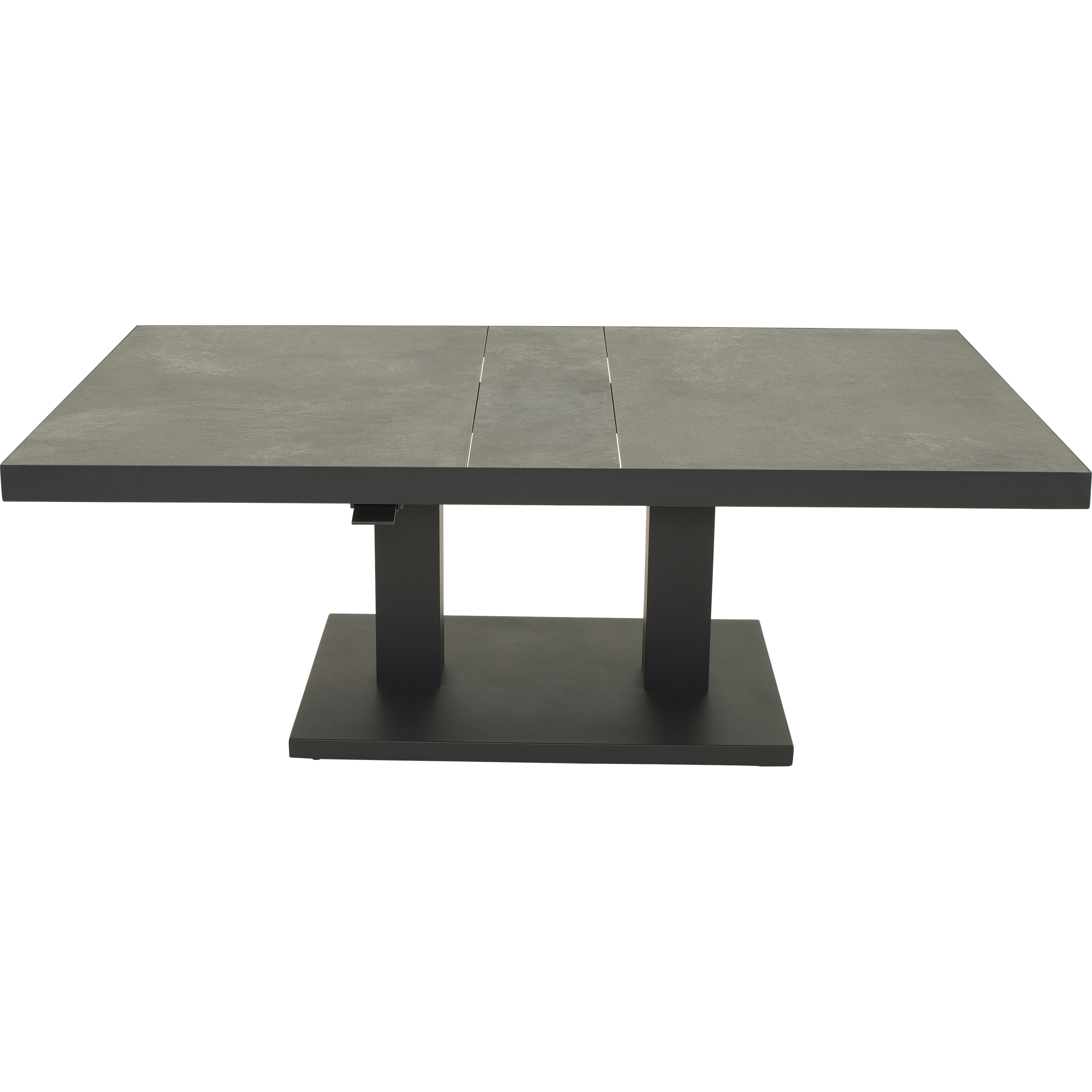 Loungetafel verstelbaar Murcia Negro 140x85cm
