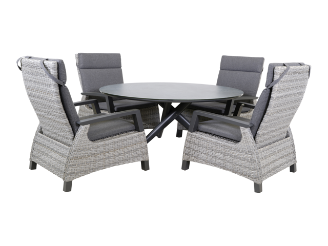 Tafel Mojito Ceramic Negro Ø120cm