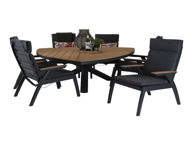 Tafel Lontano driehoek 170x170cm