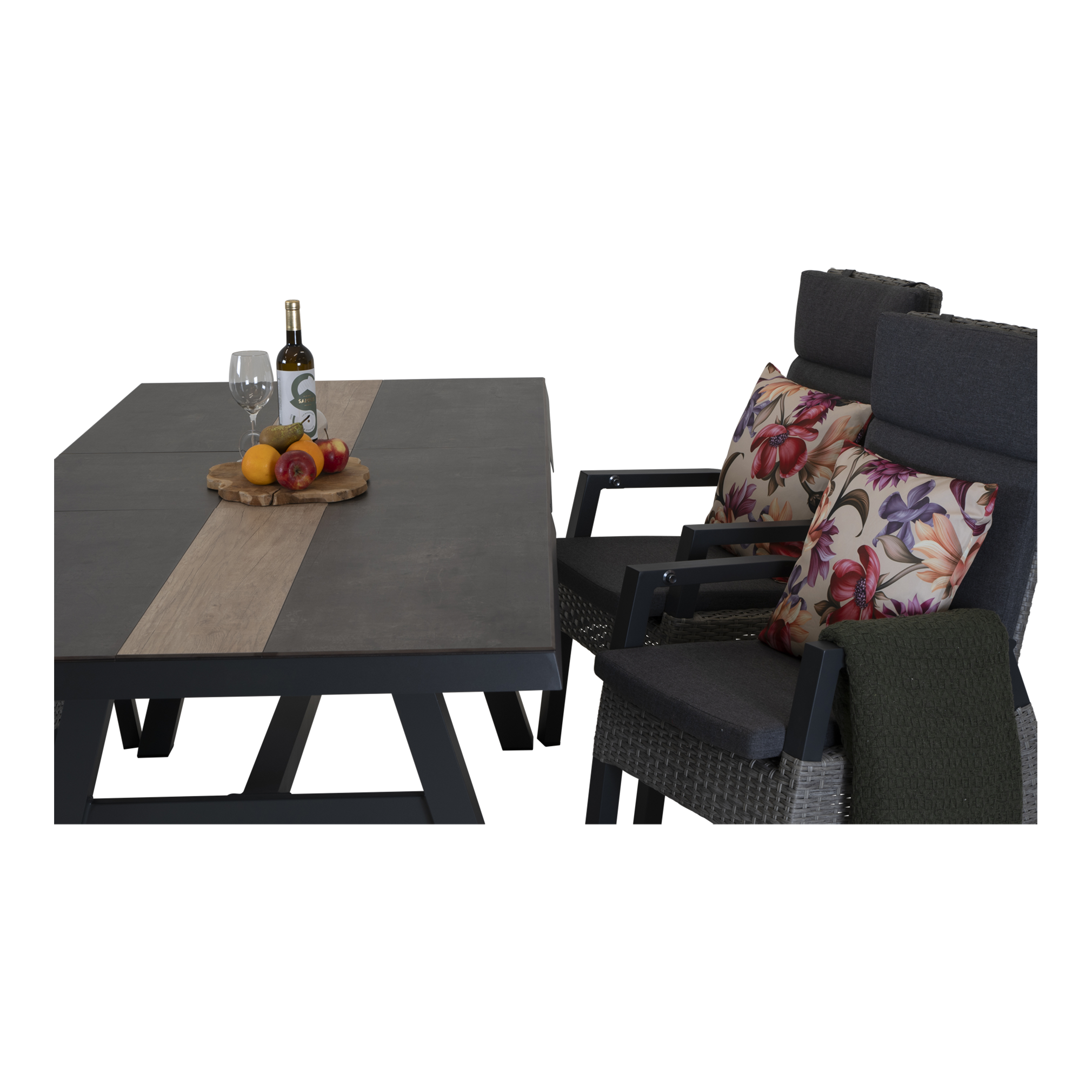 Uittrektafel Brixton 170/220x102cm