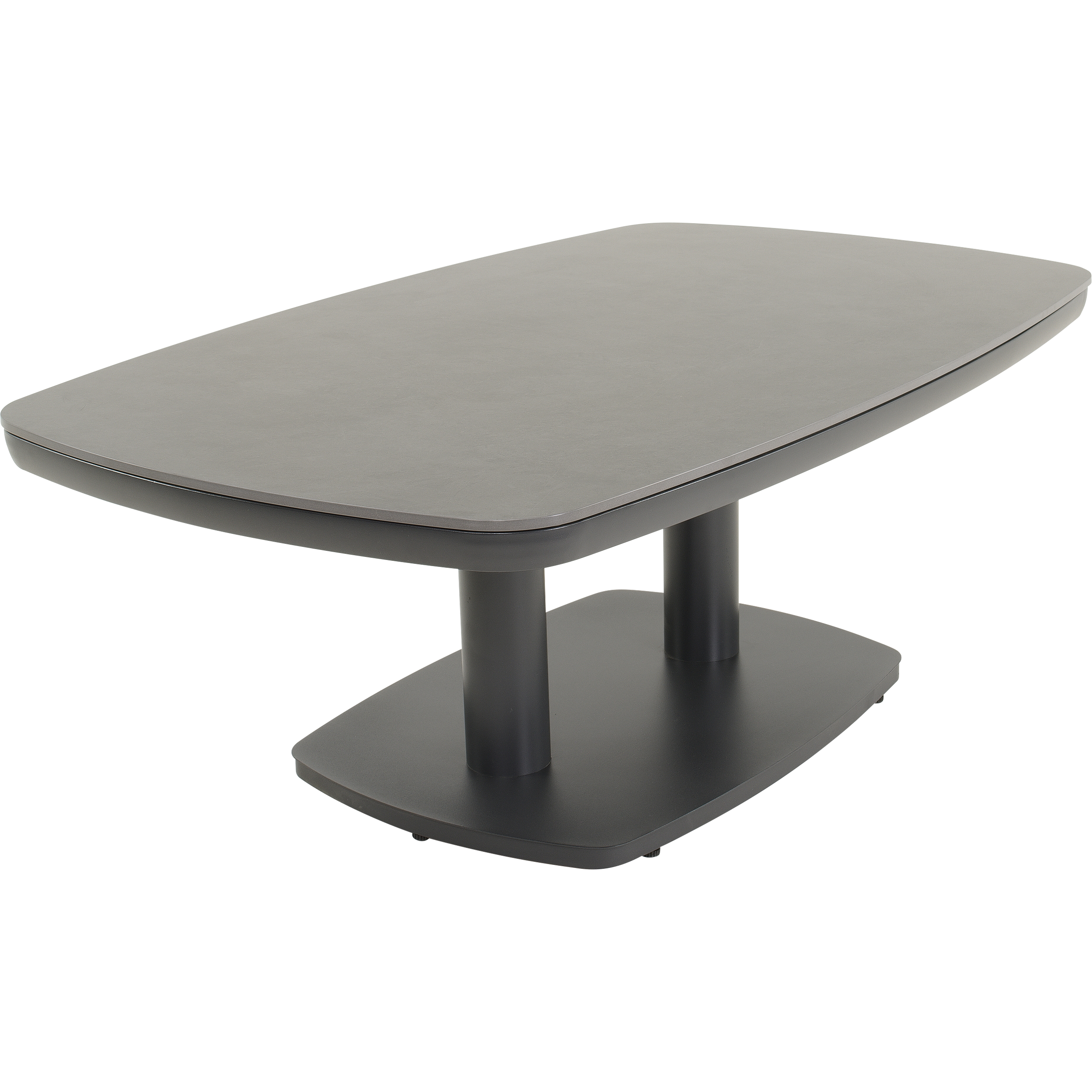 Loungetafel verstelbaar Geneva Deens ovaal 135x83cm