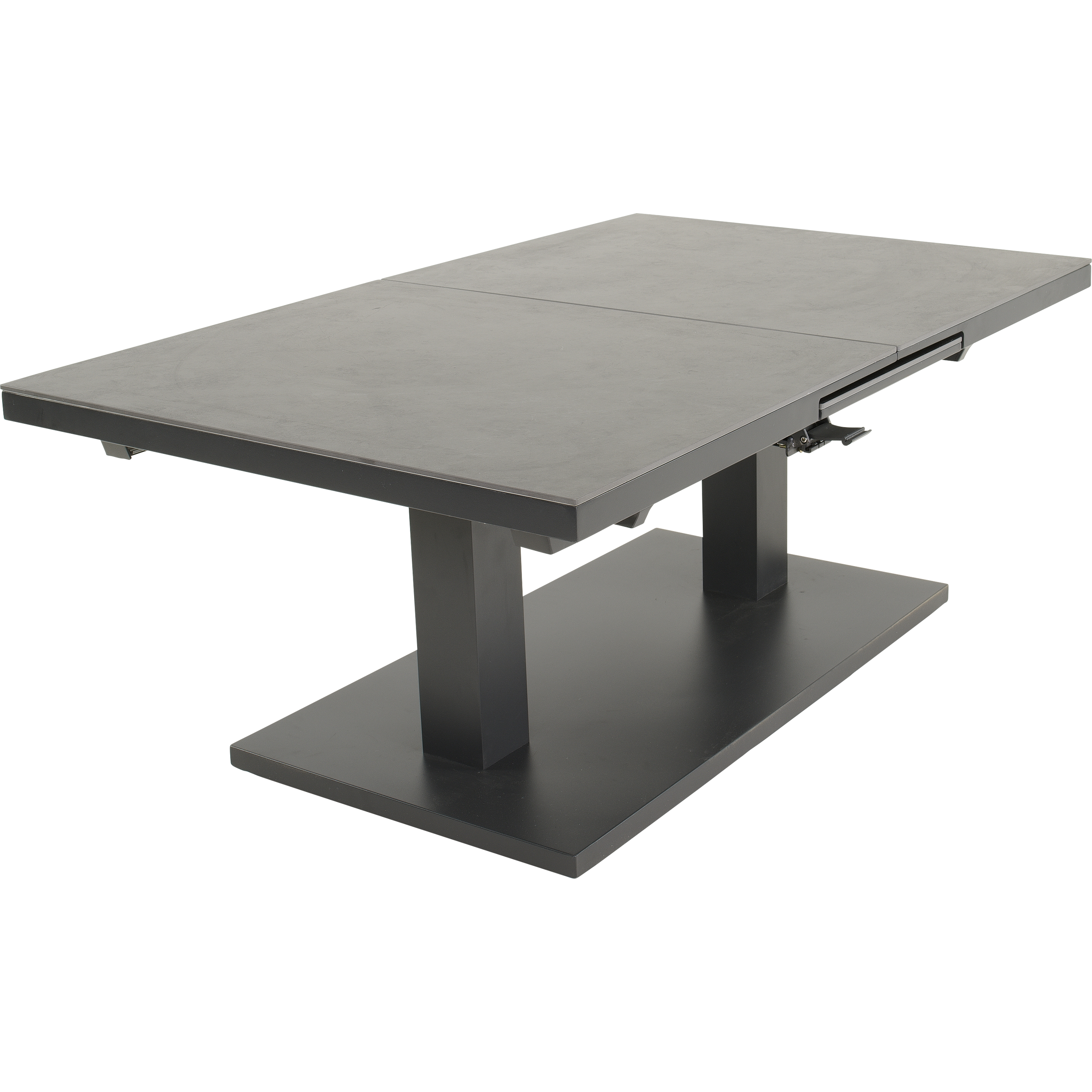 Uittrektafel verstelbaar Geneva  140/180x85x54/75,5cm