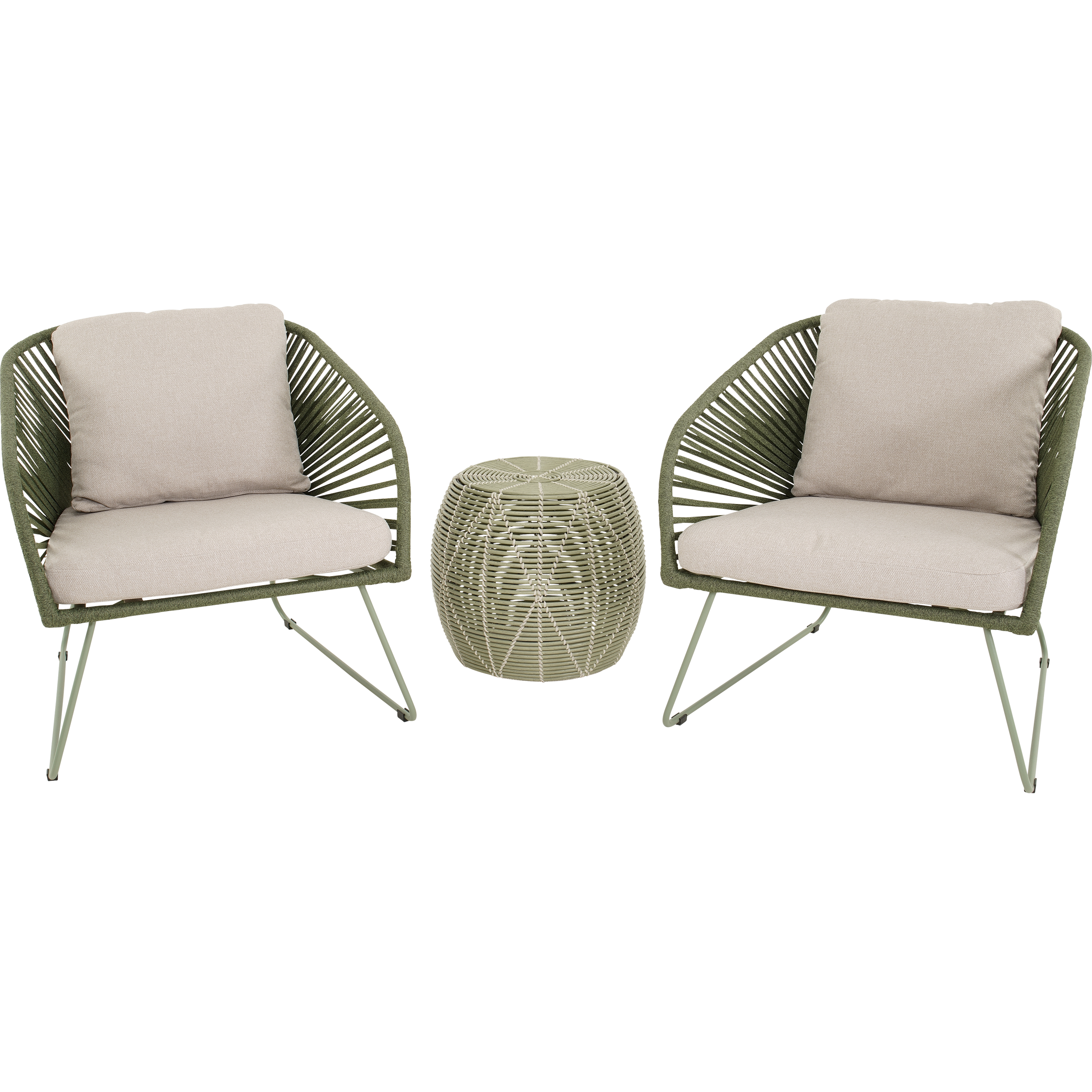 Loungestoel Izumi groen